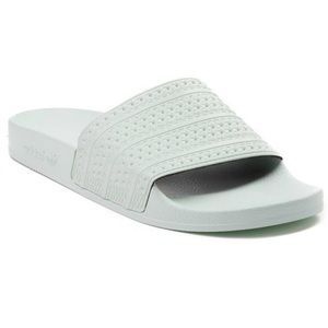 adidas | Shoes | Adidas Adilette Light Green Slides 5w Slides | Poshmark